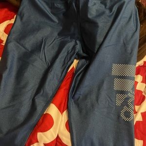Adidas yoga/workout pants Blue used 2x size XL no defects